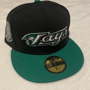 New Era Black and Teal Cap
